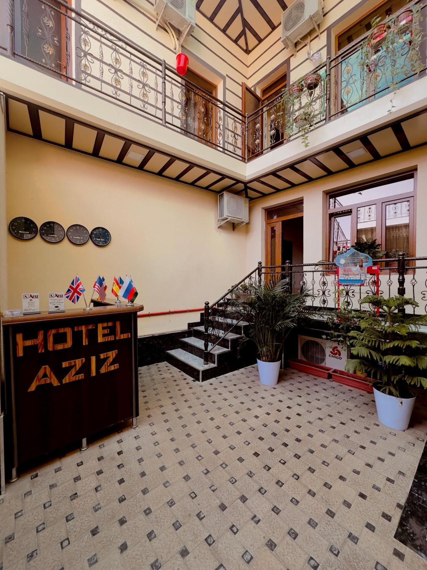 Aziz Hotel Samarkand Exterior foto